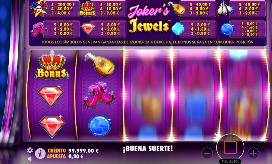 Jokers Jewels en Pragmatic Play